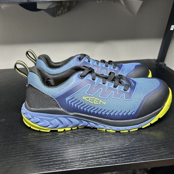 Keen Utility Arvada Mens Size 8 D Blue Comp Hard Toe Shoes Sneakers - Picture 1 of 11